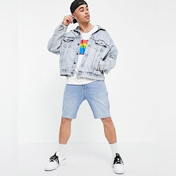 Levi's Jacket Pride Denim Trucker Jean Jacket Size M, L, XL - Picture 6 of 13